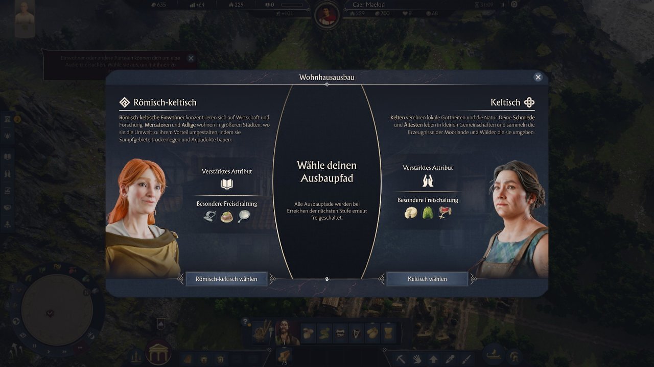 [04/09/2025] Anno 117 stellt euch vor die Wahl. Die Bedürfnisse der nächsten Einwohnerstufe hängen davon ab, für welchen Ausbaupfad ihr euch entscheidet.