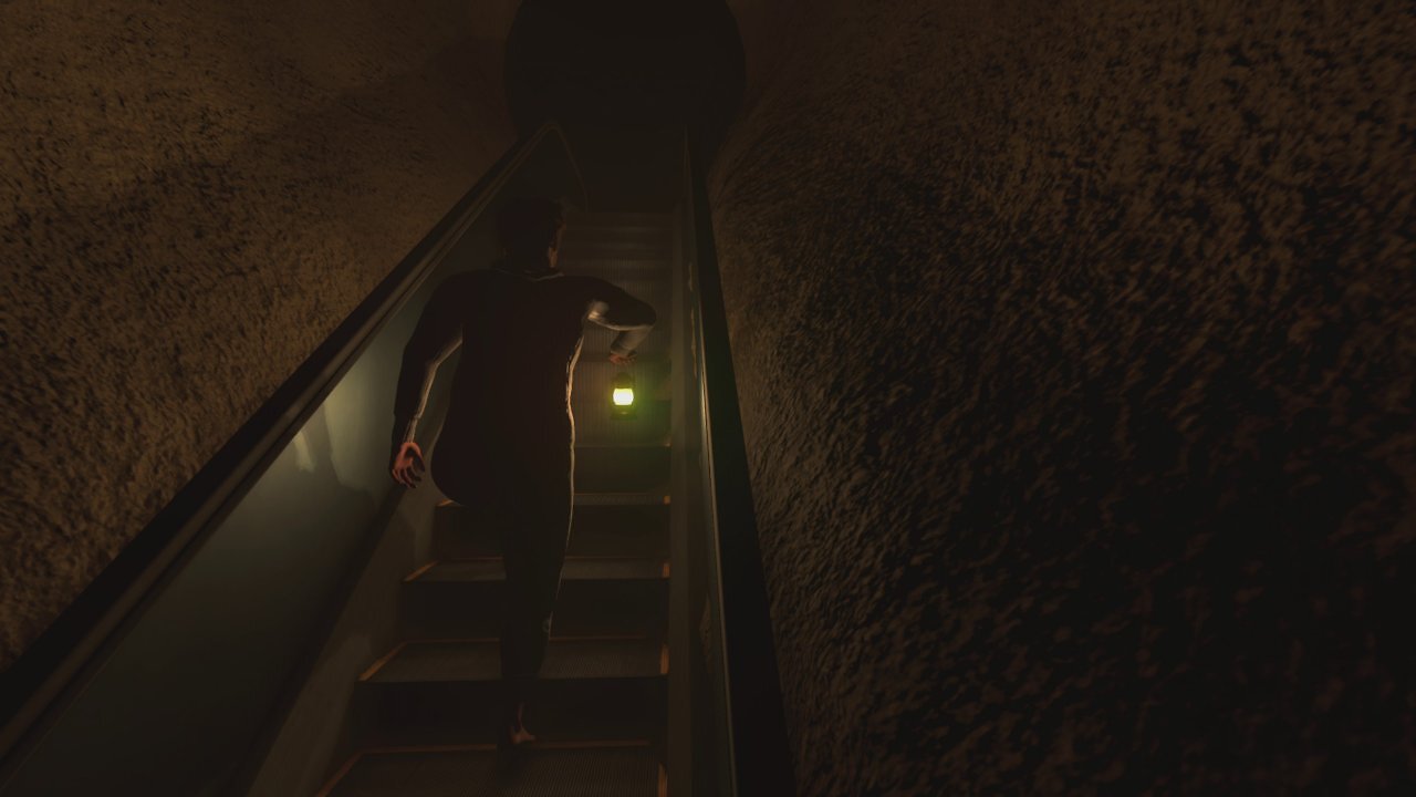 [28/09/2025] Wir mussten laut loslachen, da plötzlich mitten in einer Sandhöhle eine Rolltreppe das nächste Hindernis darstellte. Diese zu erklimmen entpuppte sich als größere Herausforderung, als wir vermuteten.