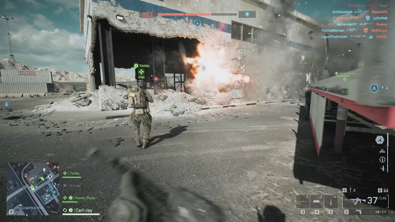 [17/09/2025] Es geht wieder einiges kaputt, denn die zerstörbare Umgebung ist endlich wieder da.