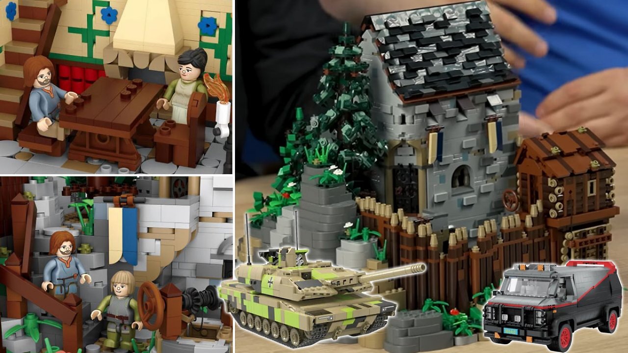 [22/09/2025] Gibt's nicht bei Lego: Neue Burg Blaustein aus Mini-Blocks bei Amazon günstiger als bei Bluebrixx selbst (1)