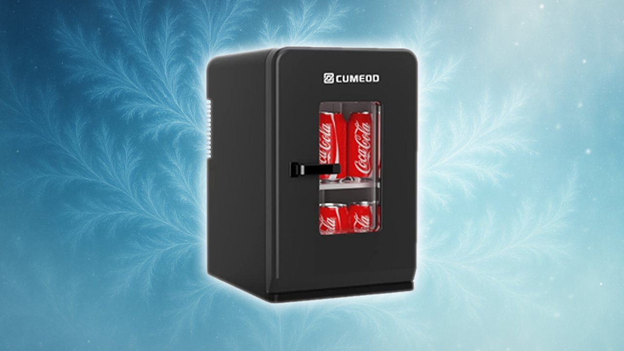 [02/09/2025] Cumeod 15 Liter/ 21 Dosen Mini Kühlschrank, 2 in 1 Kleiner Kühlschrank mit Kühl- und Heizfunktion, 12V DC/220V AC für Autos, Büros und Schlafsäle, Getränke, Kosmetik, Schwarz, Max- & Eco-Modus [Energieklasse E] Amazon Angebot