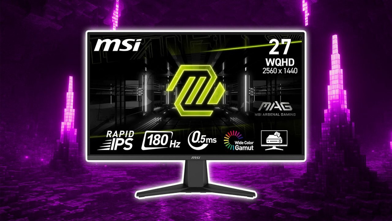 [22/09/2025] Angebot geht rasch zur Neige: MSI Gaming-Monitor mit WQHD und 180 Hz kostet keine 150 Euro
