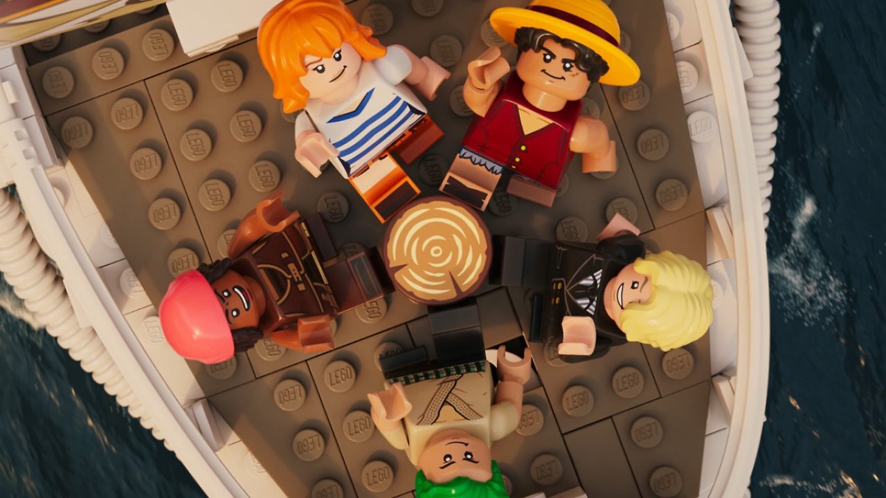 Lego One Piece Ruffy Flying Lamb Anime