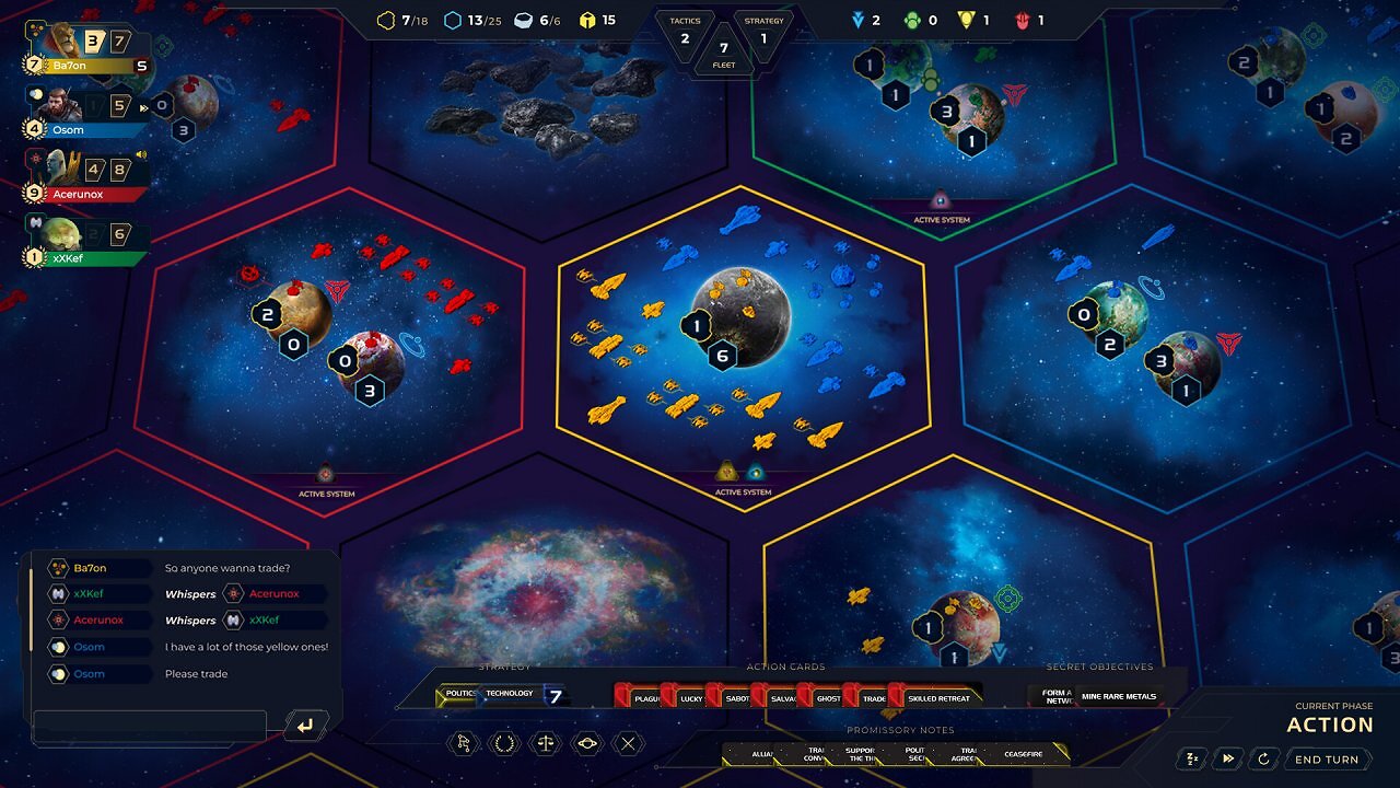 Planeten, Flotten, Diplomatie, Handel - in Twilight Imperium erwartet euch klassische 4X-Strategie.