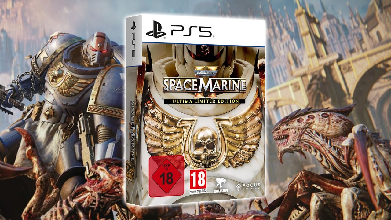 [10/09/2025] Beim Imperator! Warhammer 40.000: Space Marine 2 Ultima Limited Edition mit Steelbook und Season Pass jetzt vorbestellbar&nbsp;