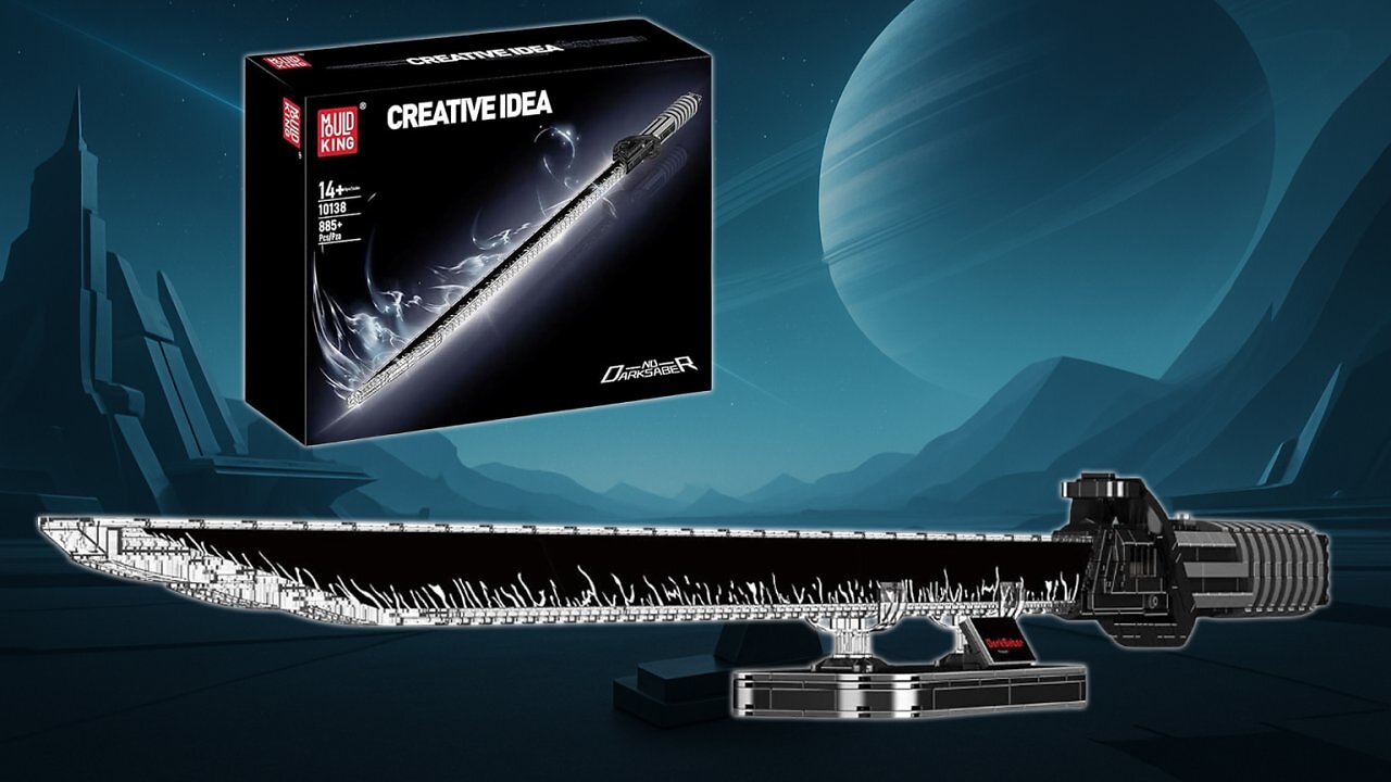 [16/09/2025] Von Mandalore ins Wohnzimmer: Das legendäre Dark Saber kehrt zurück – diesmal aus 885 Klemmbausteinen