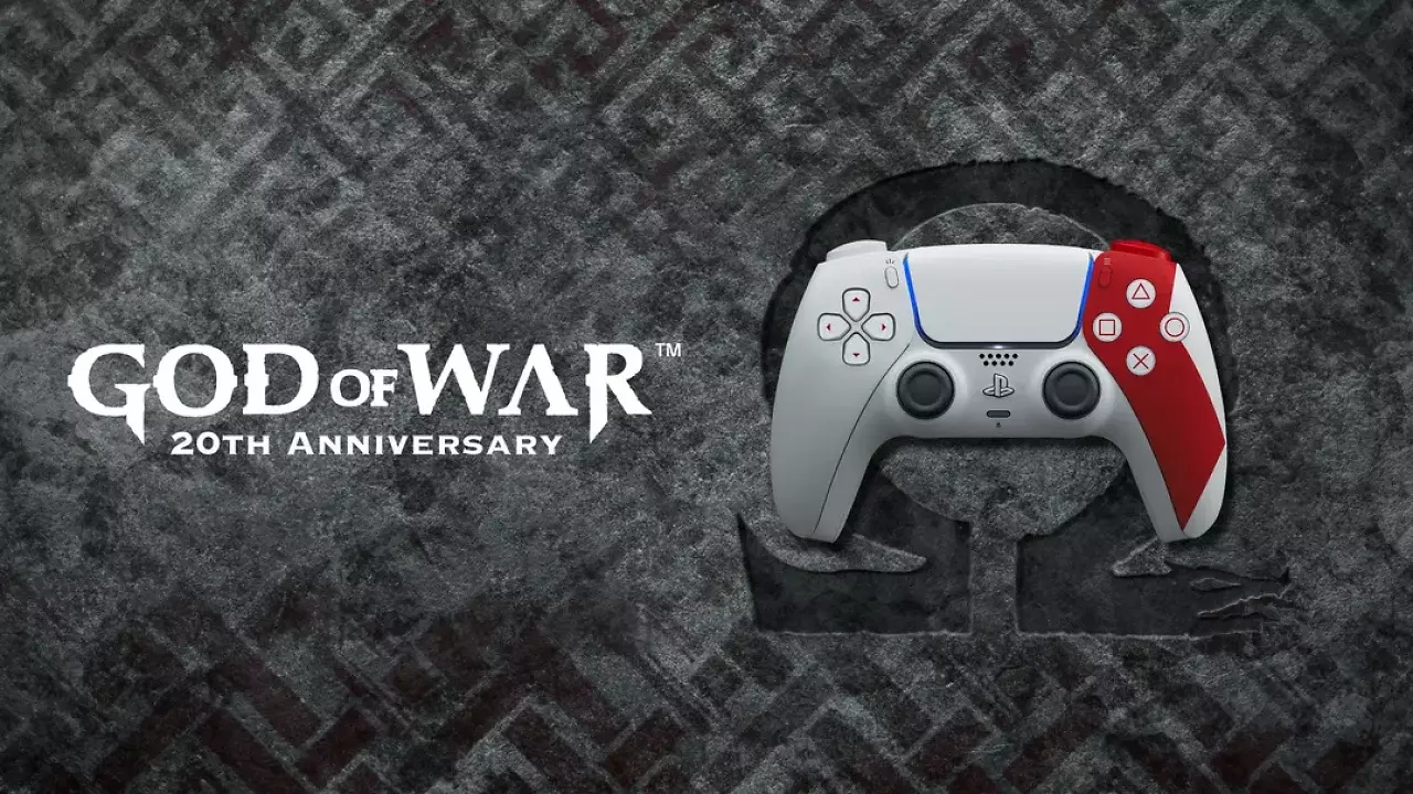 Jetzt vorbestellen, bevor er ausverkauft ist: PS5-Controller - God of War 20th Anniversary Limited Edition