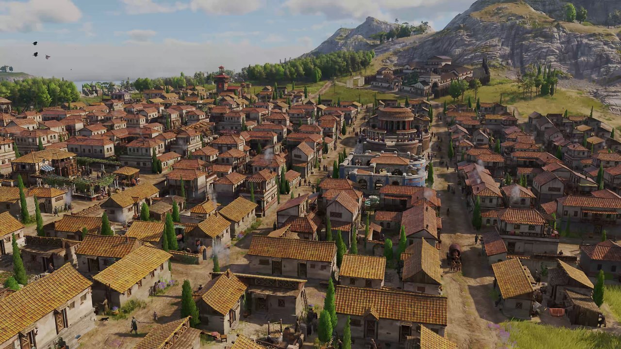 Eine mittlere Stadt in Anno 117