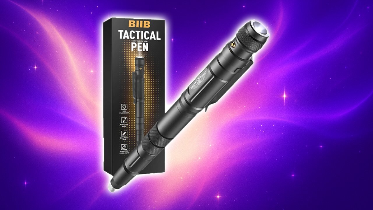 [15/10/2025] BIIB Geschenke für Männer, Multitool Pen mit LED Gadgets Männergeschenke, Geburtstagsgeschenk Papa Geschenk Weihnachten, Adventskalender Füllung Männer Weihnachtsgeschenke Amazon Angebot