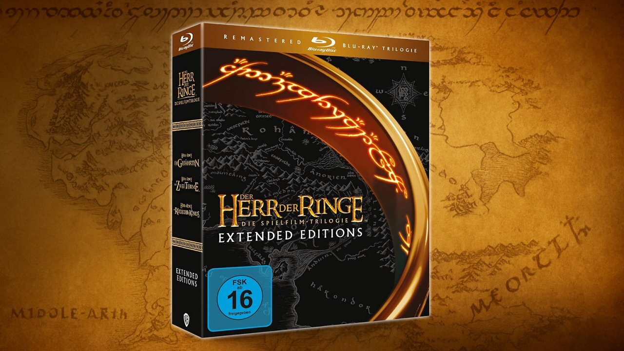 [08/10/2025] Günstiger als ein Kinobesuch: Herr der Ringe Extended Trilogie für rund 5 € pro Film am Prime Day