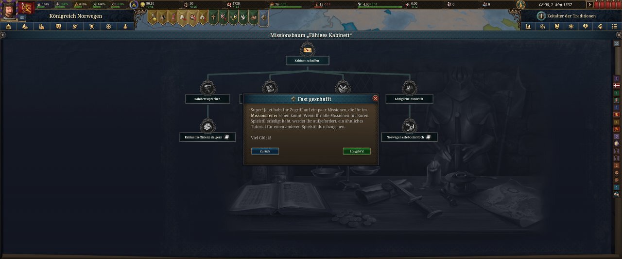 Die Spieloberfläche von Europa Universalis 5: Eine farbige Landkarte mit unzähligen Menüs.