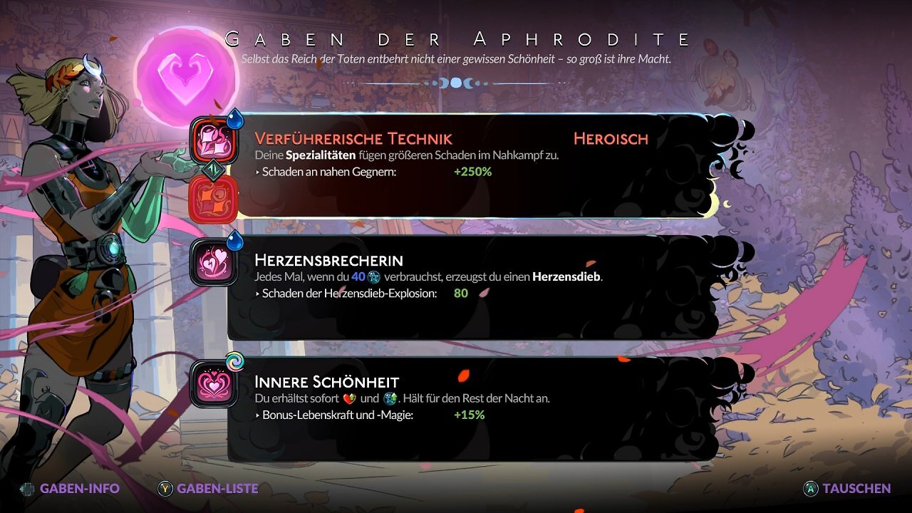 Boons gibt's in unterschiedlichen Stufen und Raritäten. Am Ende zählt aber nur, was wirklich zu eurem Build passt.
