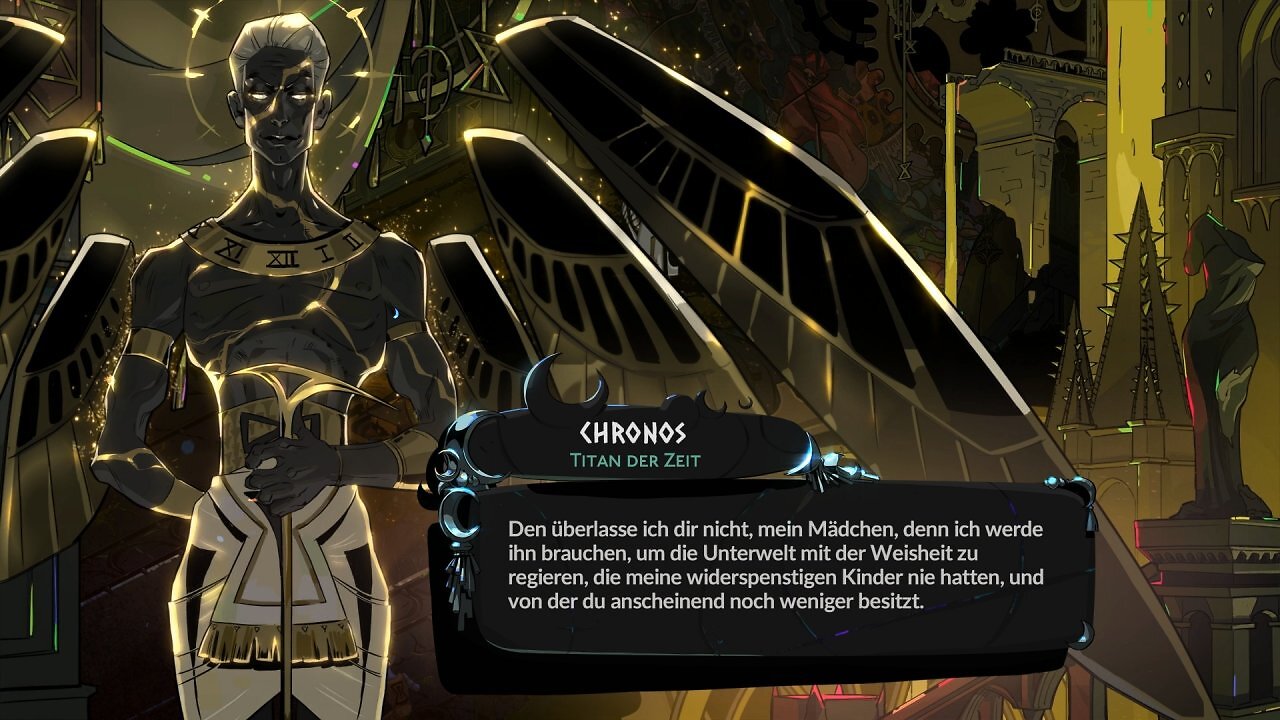 Scharfzüngig, herablassend, verbittert: Chronos beginnt als interessanter Schurke, der gegen Ende aber an Biss verliert.