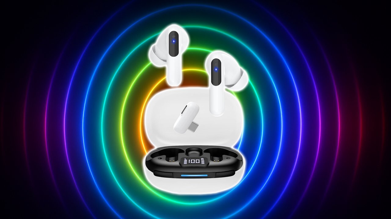[17/10/2025] KAPEYDESI 2.4GHz Wireless Gaming Earbuds, In-Ear Gaming Kopfhörer Bluetooth 5.3, In Ear Headset für PS5/4/VR/PC/Switch/Mac, Kopfhörer kabellos mit 4 ENC Mic, 20ms Latenz, 36 Std Spielzeit, Weiß Amazon Angebot