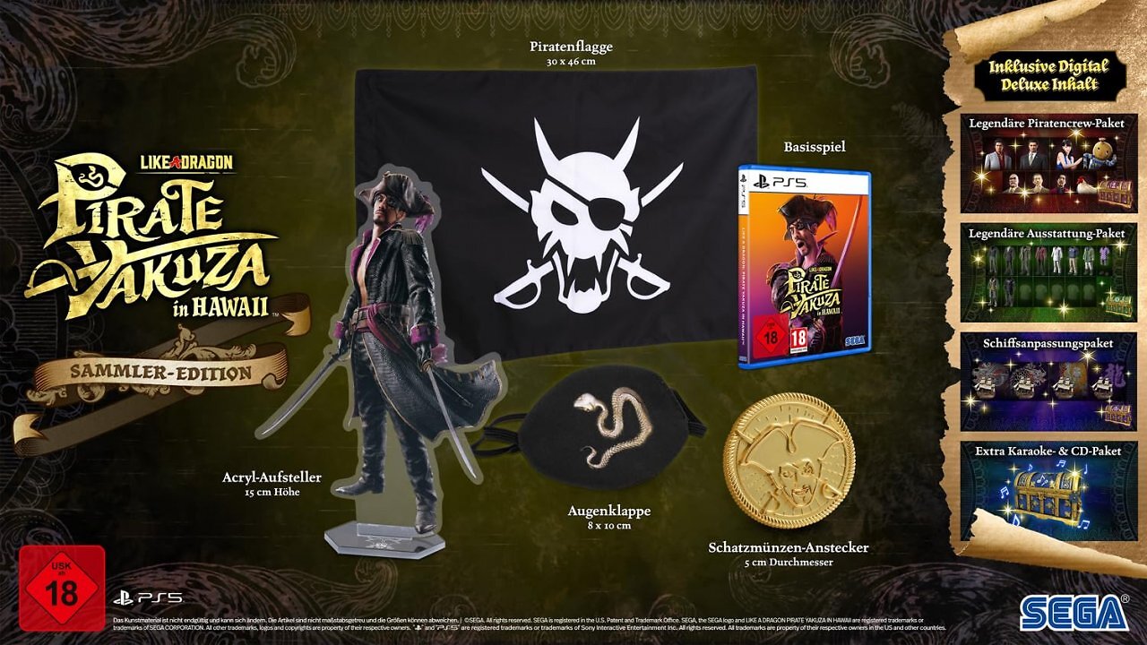 [22/10/2025] Für 2 Euro Aufpreis Collector's Edition abstauben - Like a Dragon: Pirate Yakuza in Hawaii zum Top-Preis