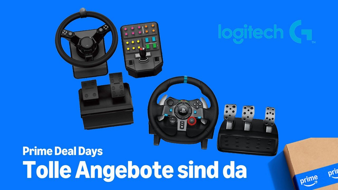 Prime Day: Amazon lotst Logitech-Lenkräder mit Riesen-Rabatten zu euch