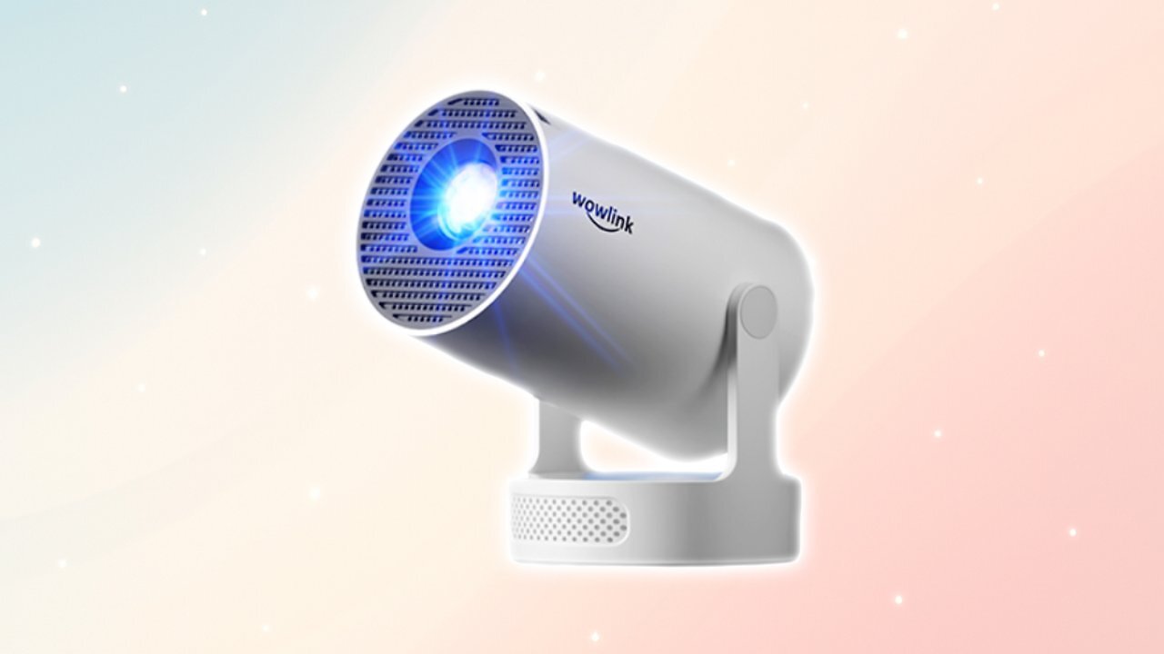 [07/10/2025] Mini Beamer Unterstützt 4K 1080P, Projektor Tragbarer mit WiFi 6 und Bluetooth 5.4, Beamer Klein Projektor Auto Keystone 180°Dreh Kompatibel mit HDMI/TV Stick/Memory Stick/Laptop, Weiß Amazon Angebot