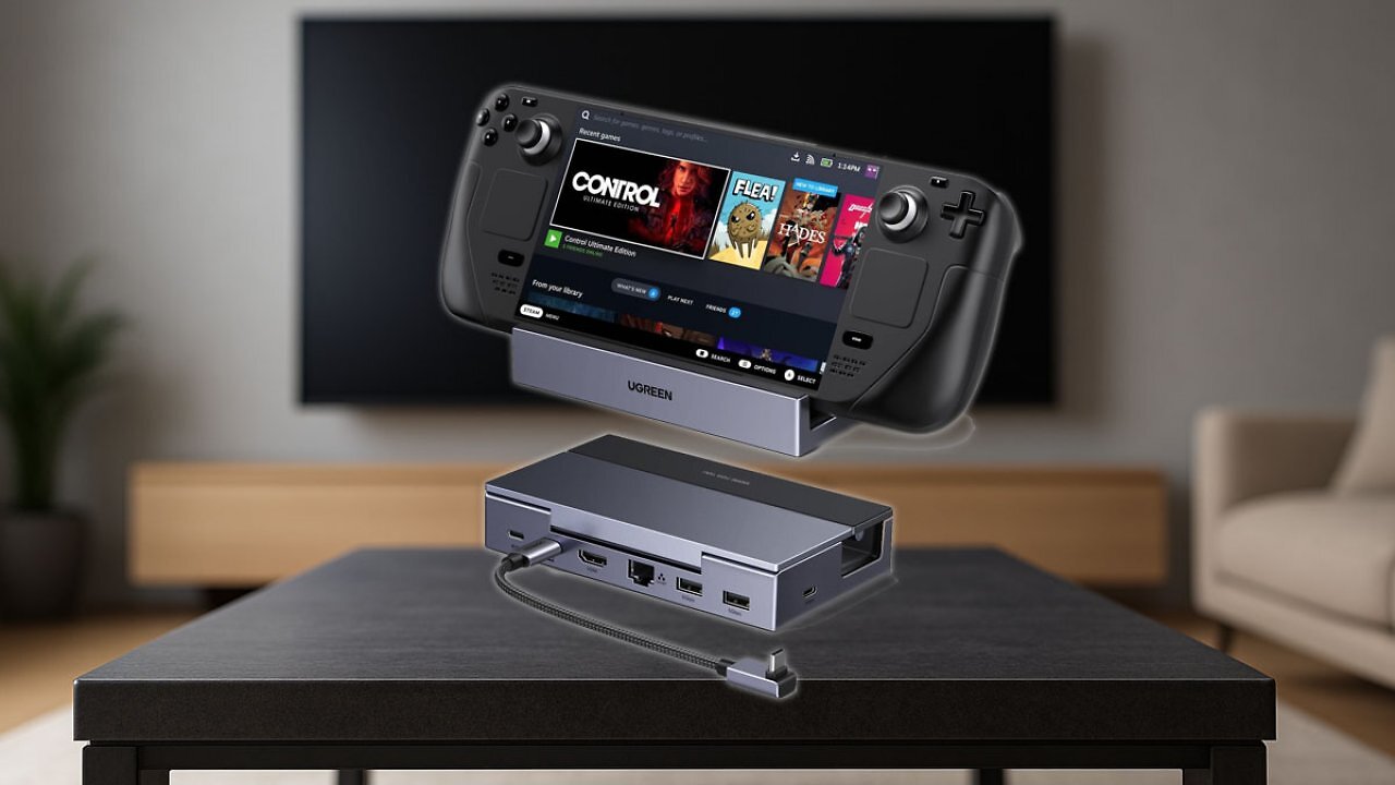 [13/10/2025] Für Steam Deck, ROG Ally und Co.: Ugreen Dock 55733 jetzt zum neuen Bestpreis bei Amazon