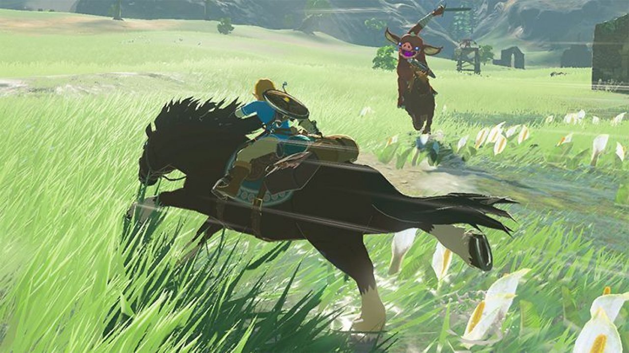 [31/10/2025] Die riesige Welt von The Legend of Zelda: Breath of the Wild kann vom Spieler nach Lust und Laune erkundet werden.