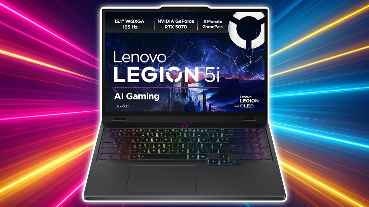[22/11/2025] Amazon Black Friday: Kampfpreis für starken Gaming-Laptop mit RTX 5070 und OLED