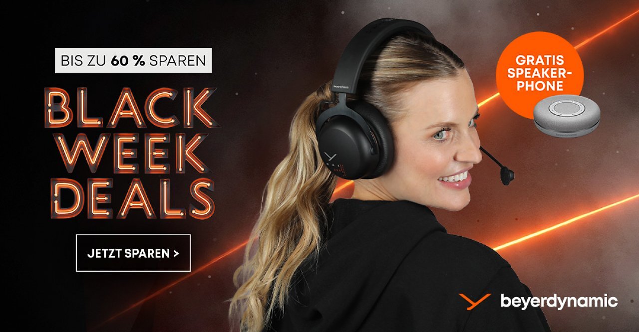 [13/11/2025] Ab sofort: Black Friday Schäppchen bei beyerdynamic! Jetzt bis zu 60% sparen!