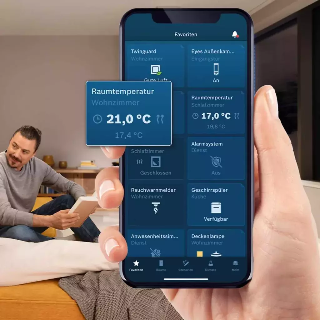 Die Thermostate sind Teil des Bosch Smart Home.