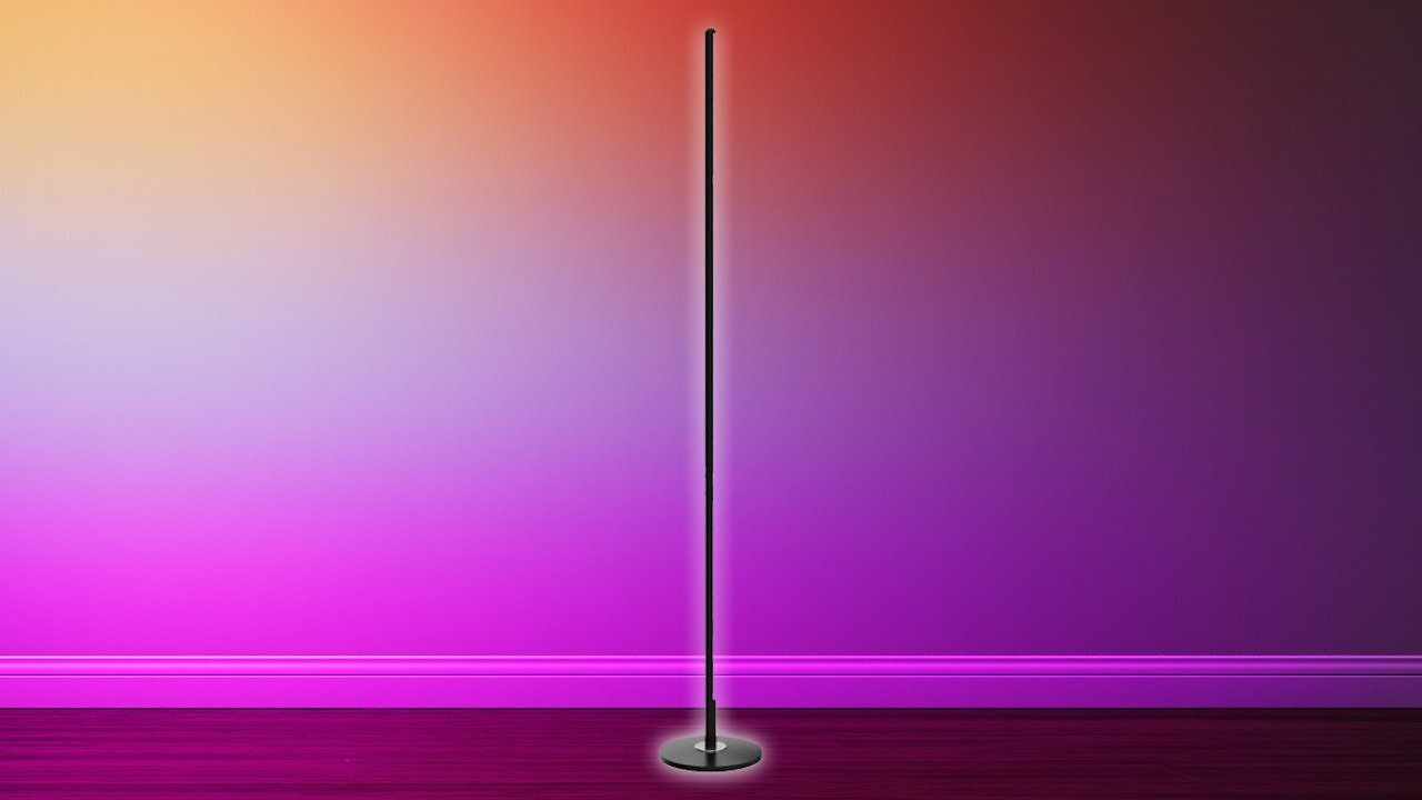 [27/11/2025] Govee RGBIC LED Stehlampe Wohnzimmer, WiFi Stehlampe Dimmbar, Arbeiten Sie mit Alexa und Matter, 16 Millionen Farben, 85 Szenenmodi, Musikmodi, DIY-Modus Standleuchte für Schlafzimmer Gaming, Schwarz [Energieklasse G] Amazon Angebot Black Friday