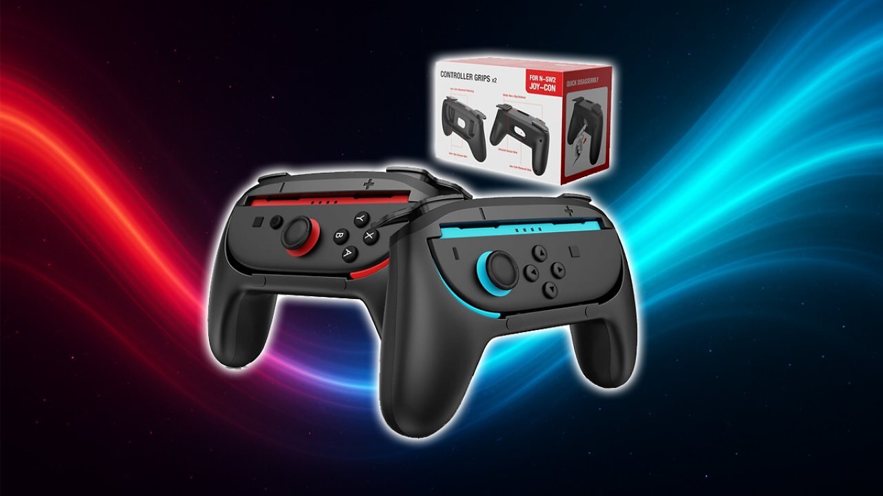 [05/11/2025] Lmcpa 2 Pack Controller Griffe kompatibel mit 2025 Nintendo Switch 2 Joy-Cons, Komfortabler JoyCon-Halter für 2025 Nintendo Switch Zubehör, Schwarz Amazon Angebot