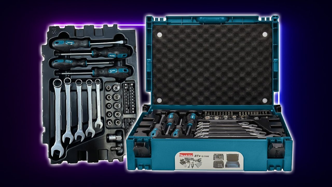 [10/11/2025] Amazon fegt 87-teiliges Makita-Werkzeug-Set zum Bestpreis raus: Systemkoffer Makpac, Schraubendreher, Bits, Ratsche und mehr&nbsp;