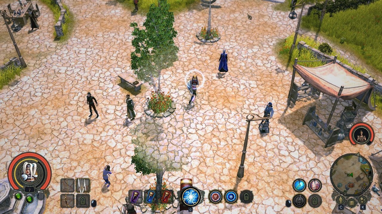 In Städten tummeln sich jede Menge NPCs. Heute ist das nicht besonderes mehr, doch vor 17 Jahren war das für ein Action-RPG noch alles andere als gewöhnlich.