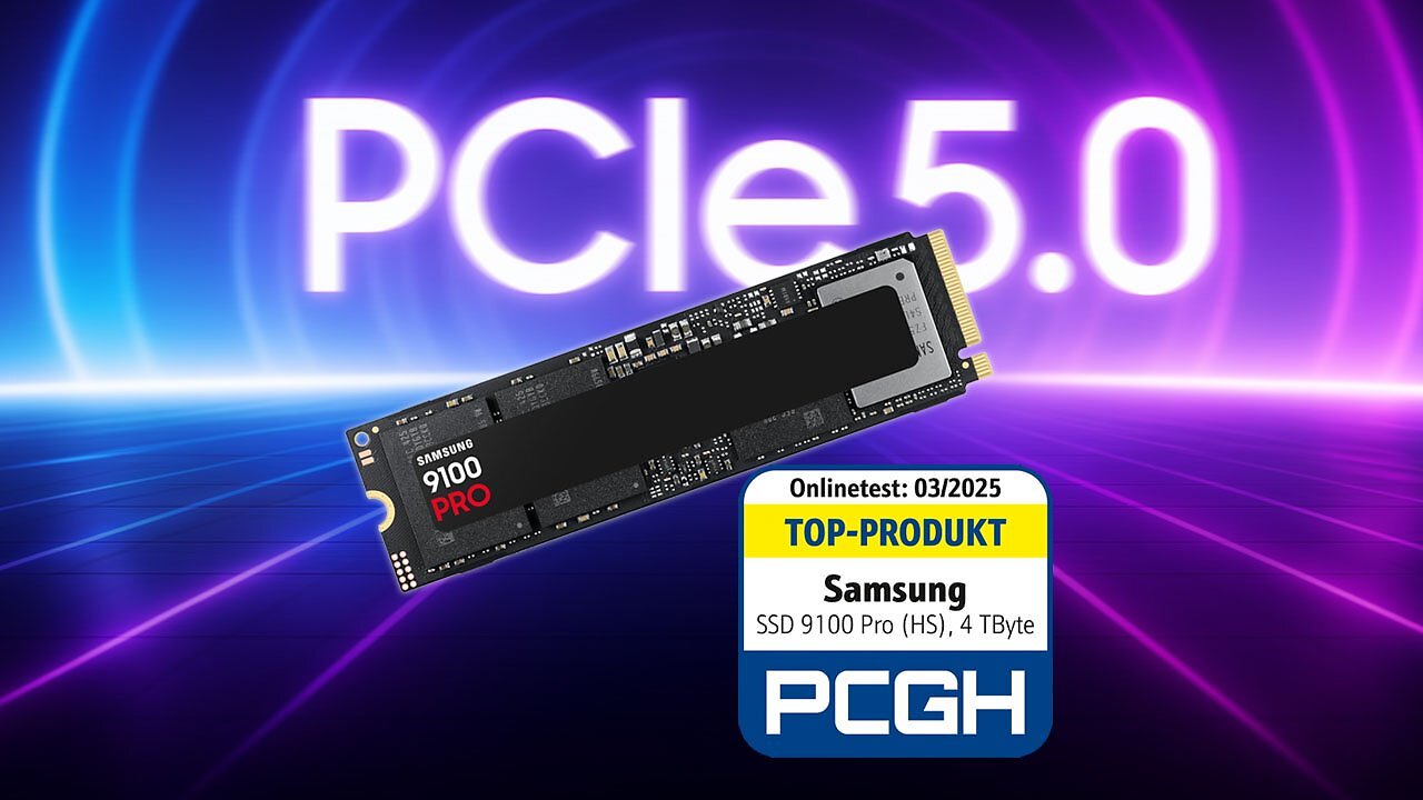 [24/11/2025] Nur für kurze Zeit: Von PCGH ausgezeichnete Samsung SSD 9100 Pro SSD im Black-Friday-Angebot.