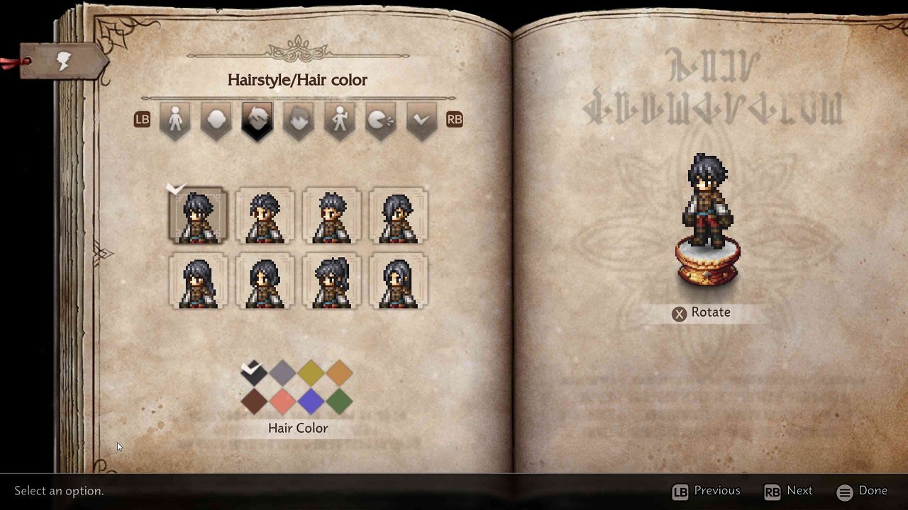 Erstmals in einem Octopath Traveler-Spiel dürft ihr euch einen Helden nach euren Wünschen erstellen.