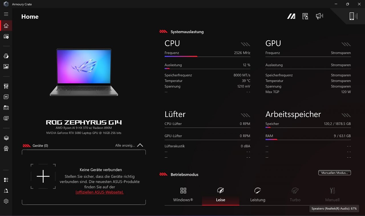 [27/11/2025] ASUS ROG Zephyrus G14: Das stärkste Slim-Gaming-Notebook 2025 mit Geforce RTX 5080 im Check
