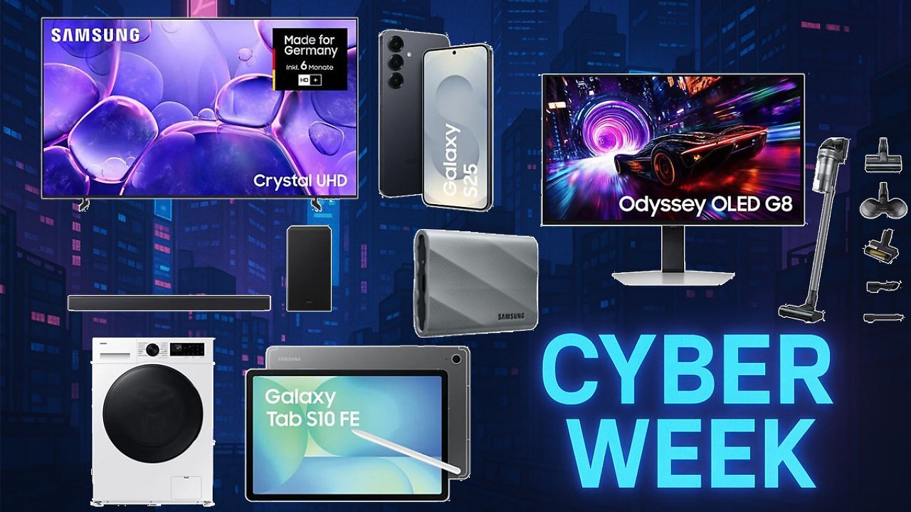 MediaMarkt kehrt Samsung aus dem Lager: Ab 15€ gibt's Handys, Fernseher, PC-Monitore, Akkusauger & Co.