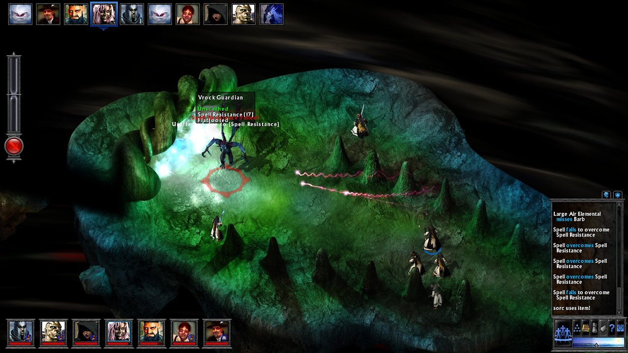 Screenshots aus der Neuauflage von The Temple of Elemental Evil