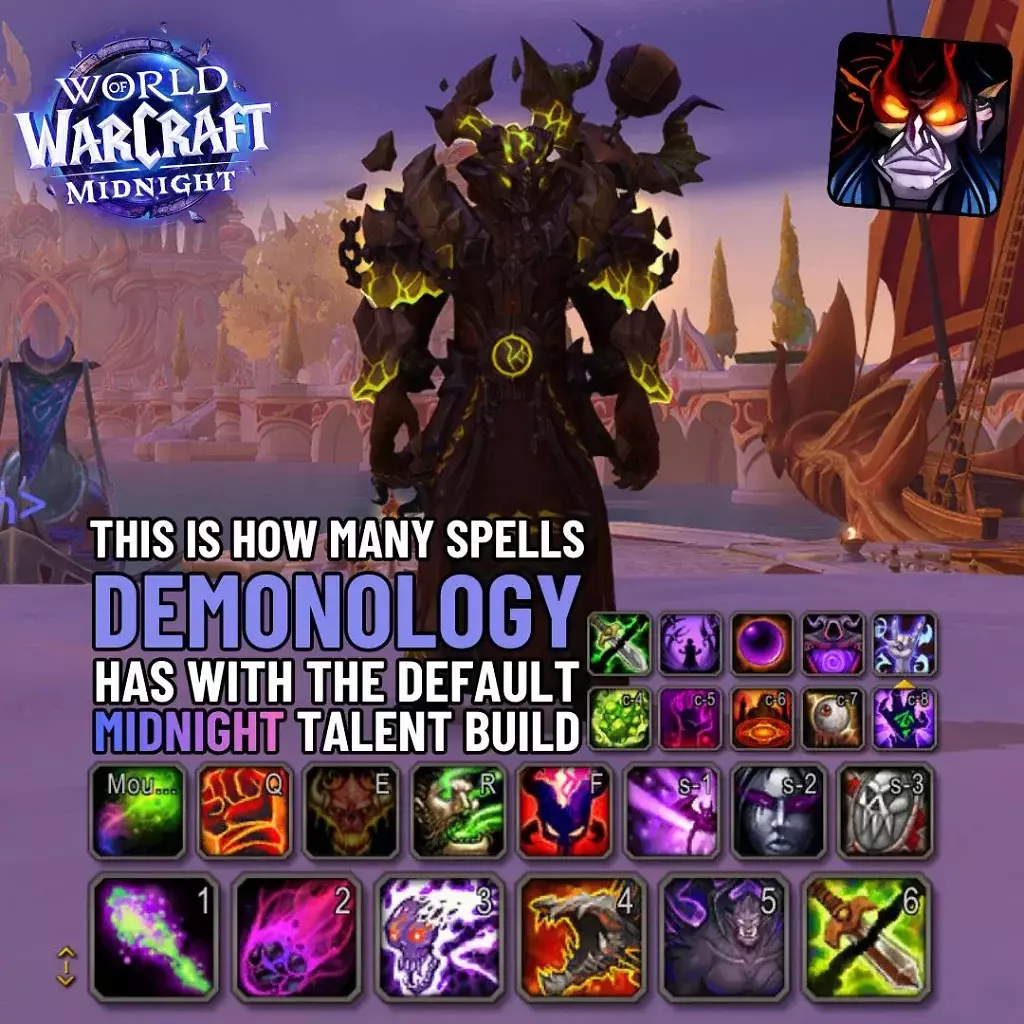 [30/12/2025] WoW: Die aktiven Fähigkeiten des Dämonologie-Hexenmeisters in WoW Midnight