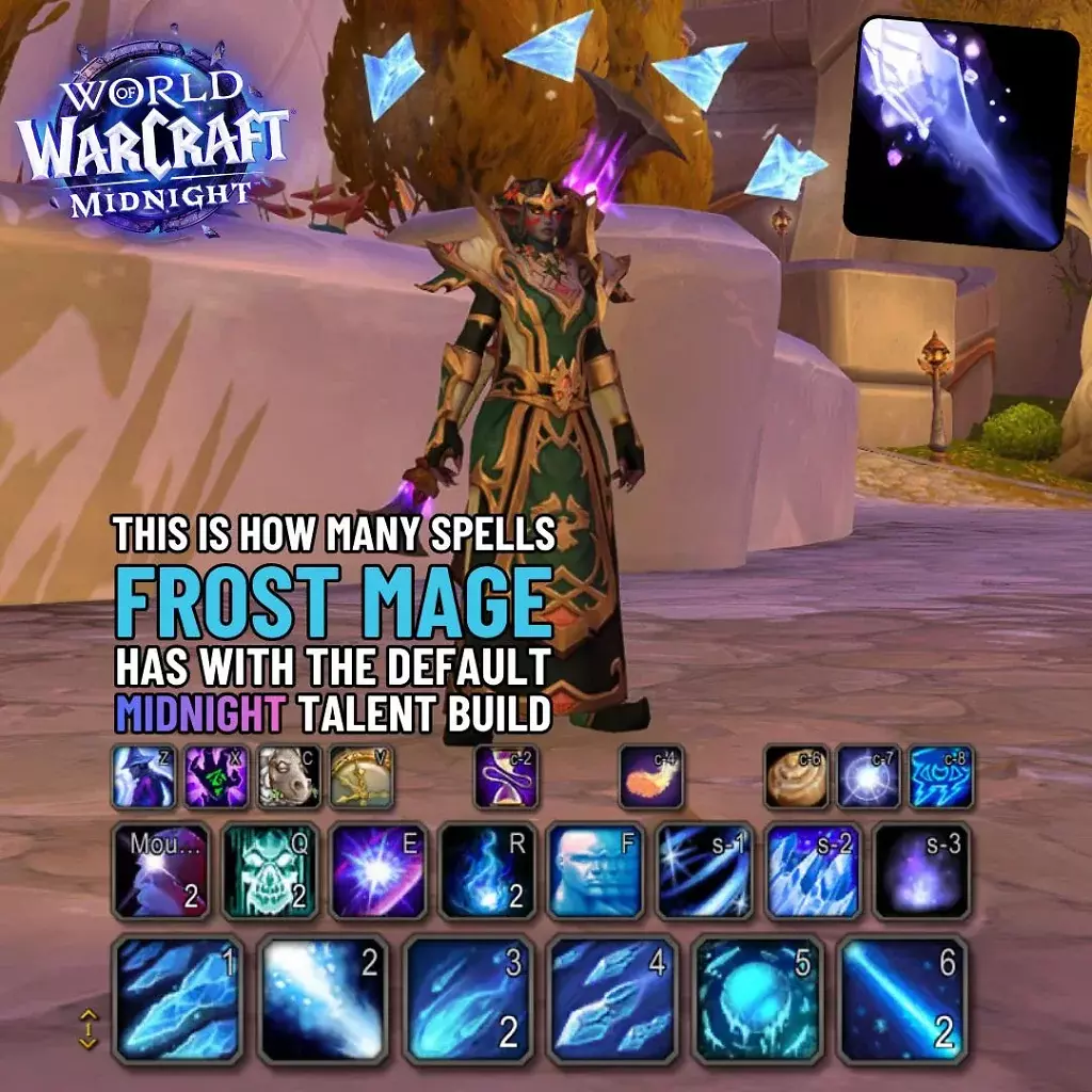 [30/12/2025] WoW: Die aktiven Fähigkeiten des Frost-Magier in WoW Midnight