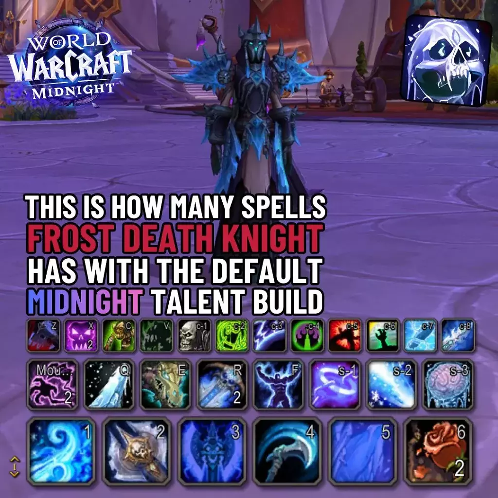 [30/12/2025] WoW: Die aktiven Fähigkeiten des Frost-Todesritter in WoW Midnight