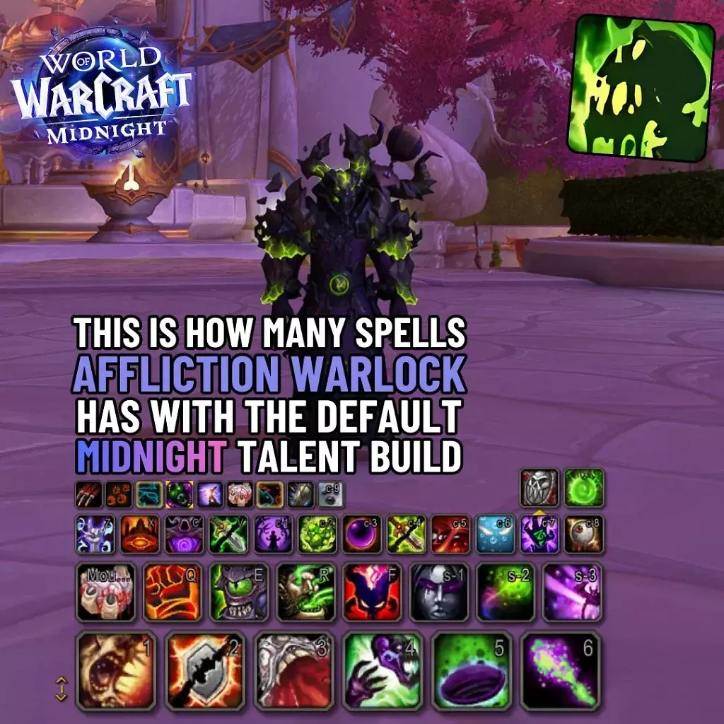 [30/12/2025] WoW: Die aktiven Fähigkeiten des Gebrechen-Hexenmeister in WoW Midnight