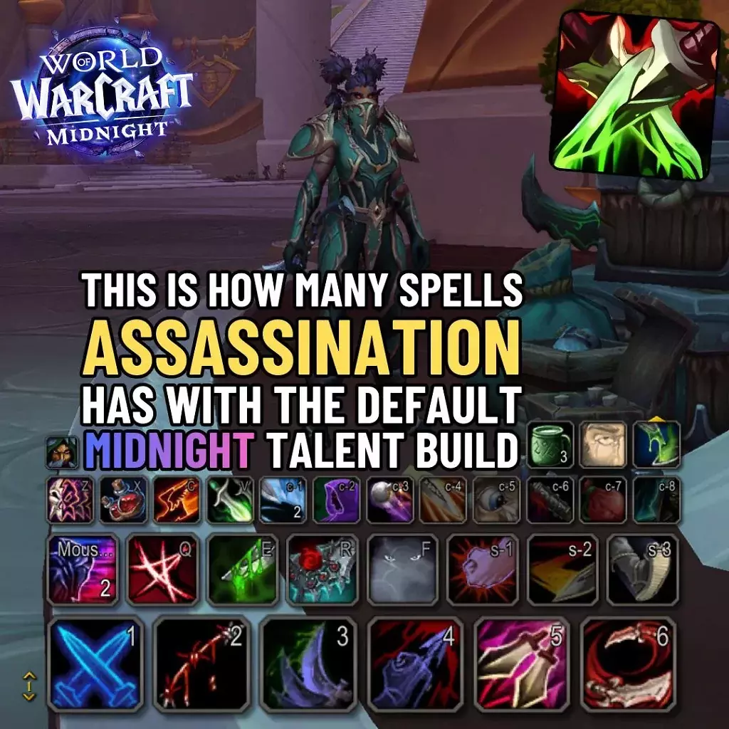 [30/12/2025] WoW: Die aktiven Fähigkeiten des Meucheln-Schurke in WoW Midnight