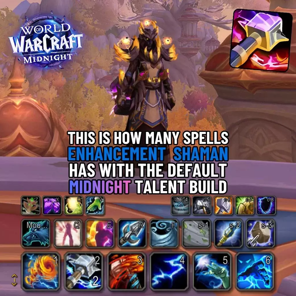 [30/12/2025] WoW: Die aktiven Fähigkeiten des Verstärkung-Schamane in WoW Midnight