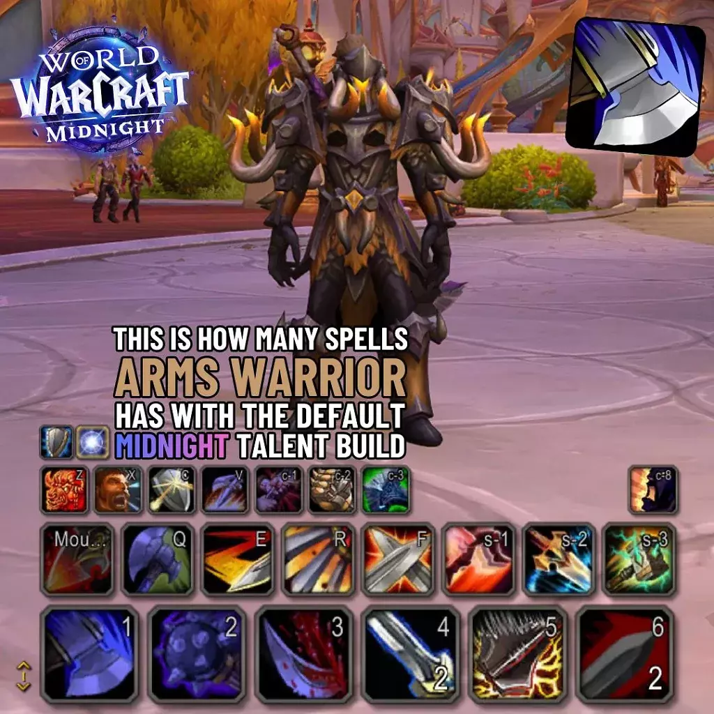 [30/12/2025] WoW: Die aktiven Fähigkeiten des Waffen-Krieger in WoW Midnight