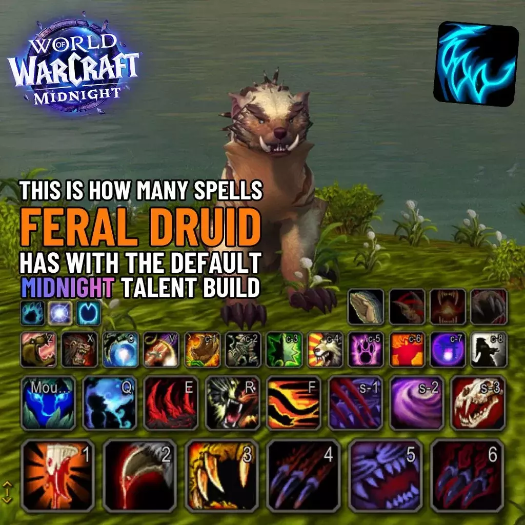 [30/12/2025] WoW: Die aktiven Fähigkeiten des Wildheit-Druide in WoW Midnight