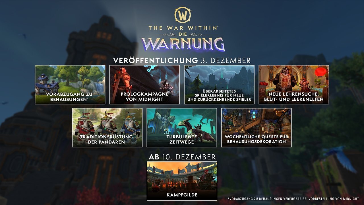 [02/12/2025] Alle wichtigen Spielinhalte von WoW Patch 11.2.7 auf einen Blick.