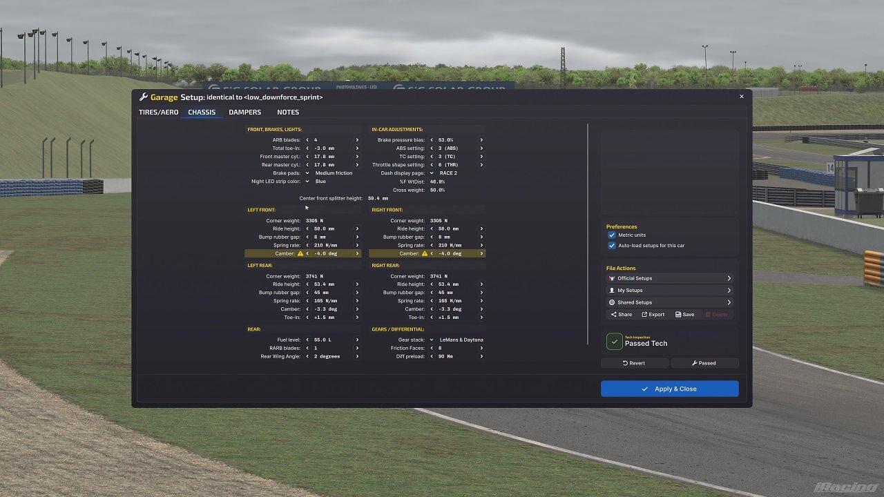 [16/01/2026] Setup-Veränderungen gehören zum Motorsport dazu. Um Rundenzeiten zu optimieren, braucht es auch in iRacing Anpassungen.