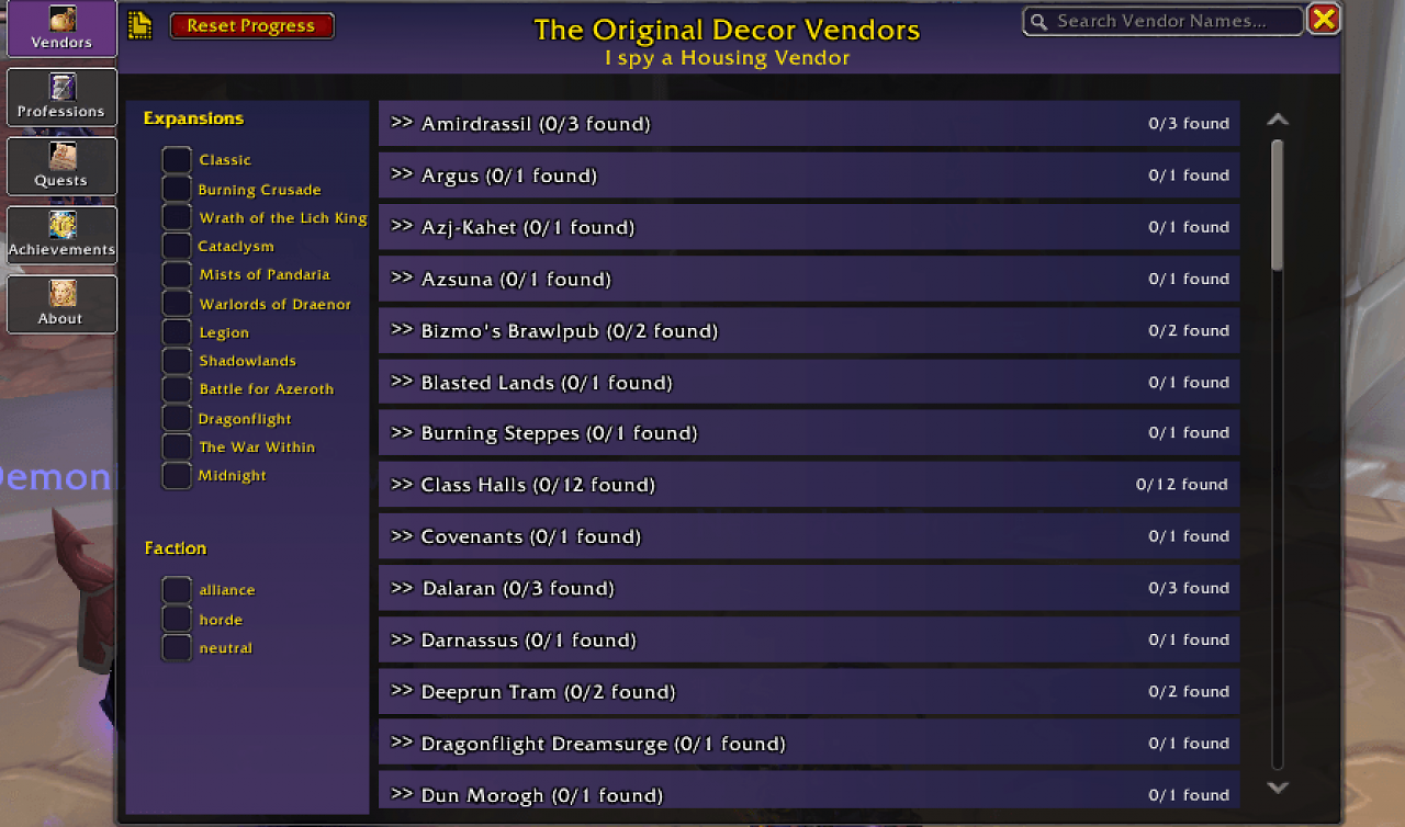 [20/01/2026] WoW: Die wichtigsten Addons fürs Housing in Midnight (3)