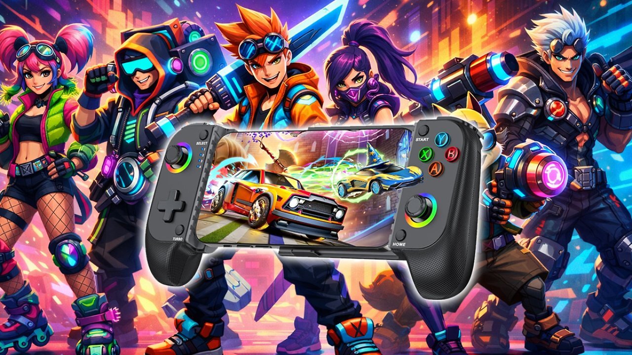 [19/01/2026] HELLCOOL Wireless Handy Controller, Handheld Smartphone Controller mit Hall Joysticks für Android/iPhone, kompatibel mit Xbox Cloud/Steam Link/GeForce Now/MFi Apple Arcade Amazon Angebot