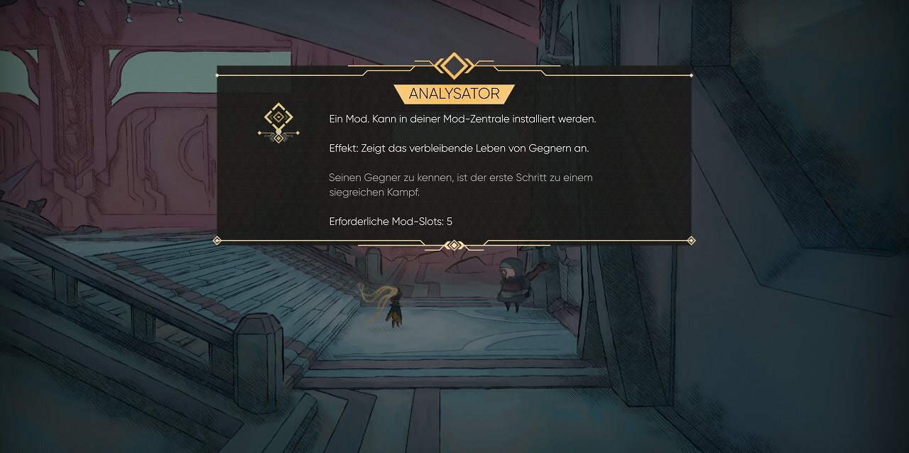 [19/01/2026] Mods könnt ihr entweder in der Welt finden oder im Shop kaufen. Sie bringen MIO individuelle Vorteile.