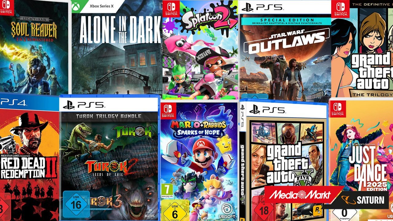 [03/01/2026] Media Markt läutet das Spielejahr 2026 ein: 3 Games für 49 Euro - PS5, Switch, Xbox, PS4