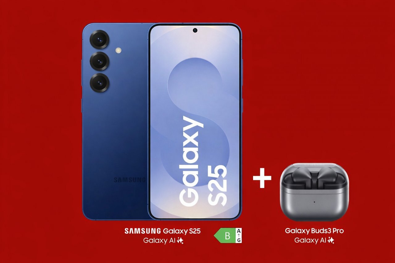 Nur bis 28.01.: Galaxy S25 für 1€ + Buds3 Pro gratis (mit Vodafone GigaMobil)